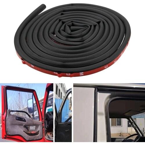 4M Big D Type Auto Sound Soundproofing Sound Proof Car Deadener Rubber Seal Covering Instrument Car Accessories Interior for Car