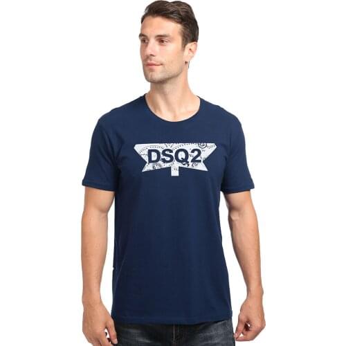 DSQICOND2 DSQ Brand 2019 Casual T-shirts DSQ Printed Tops male Female Summer Casual Cotton Short Sleeve Tees Loose Couple Tops