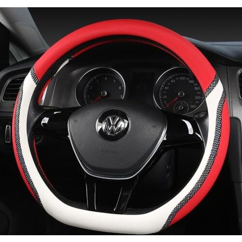 Car Steering Wheel Cover D Shape Soft Short plush Winter For Nissan Qashqai J11 X-trail T32 For Kia Sportage Optima GOLF 7 2015