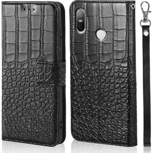 The Crocodile grain Case for HTC U12 life 6.0" Luxury Leather Coque For HTC U12 Plus 6.0 inch Flip Wallet Card Phone Cover