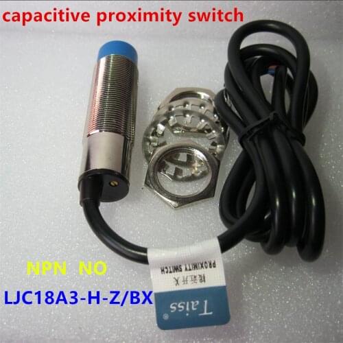 1pc High Quality LJC18A3-H-Z/BX 1-10mm Sensor Switch Capacitance Proximity Sensor Switch NPN NO DC 6-36V 300mA M18 3-wire