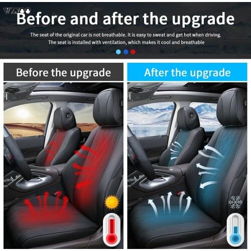 For Mercedes-Benz W205 X253 W213 upgrade seat ventilation system C/GLC/E/S-class C180L C200 GLC260 W222 seat ventilatation kit