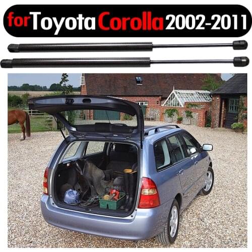 For Toyota Corolla station wagon 2002-2011 carbon fiber Rear Trunk Tailgate boot Lift Supports Gas Struts dampers