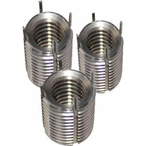 10pcsM2-M12 Key locking Thread Inserts metric thread repair screw stainless steel threaded insert