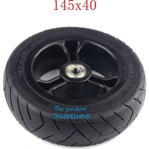 Wear-resisting 145x40 airless wheel for electric skateboard longboard with wheel pulley free shipping