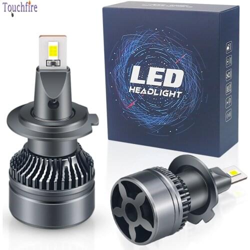 2pcs H1 H7 led H8 H11 Car Headlight Bulbs CSP 7040 12000Lm 60W CANBUS Error-free Auto Lights 6500K White