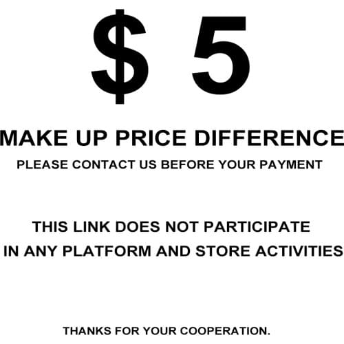 Make up price difference