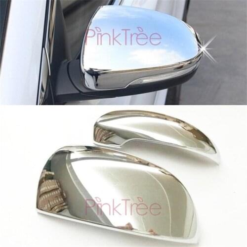 For Hyundai Tucson 2016 2017 2019 Chrome Side Door Mirror Cover Rear View Cap Car Styling Accessories