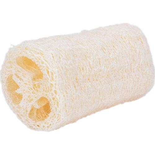 Natural Loofah Luffa Bath Shower Wash Body Pot Bowl Sponge Scrubber