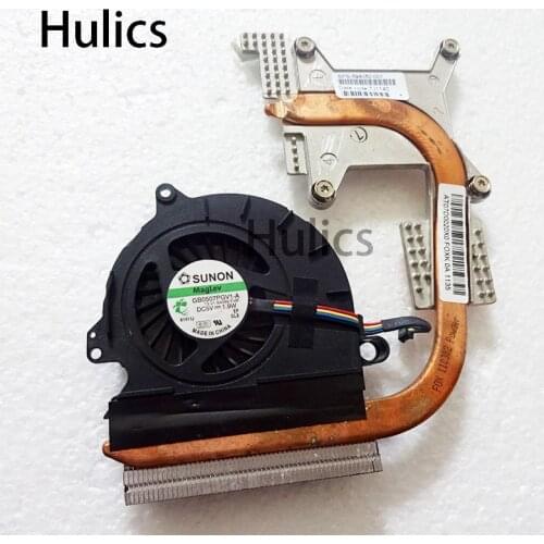 Hulics Original for HP 8440P 8440W cpu cooling heatsink with fan 594049-001 594050-001
