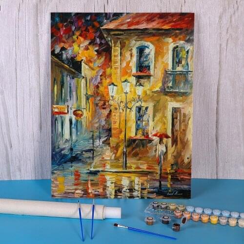 Disappointments DIY Painting By Numbers Set Acrylic Paints 40*50 Paiting By Numbers Wall Decoration Adults Handiwork Drawing