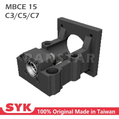 SYK Professional Motor Bracket Support Unit for ball screw housing MBCE15-D/DP/E/EP stepper servo motor with BF15 and Coupler cn