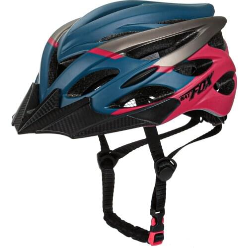 Bicycle Helmets EPS Ultralight Interally Molded Safety Cap Helmet With Rear Light Detachable Visor MTB Road Breathable Helmet