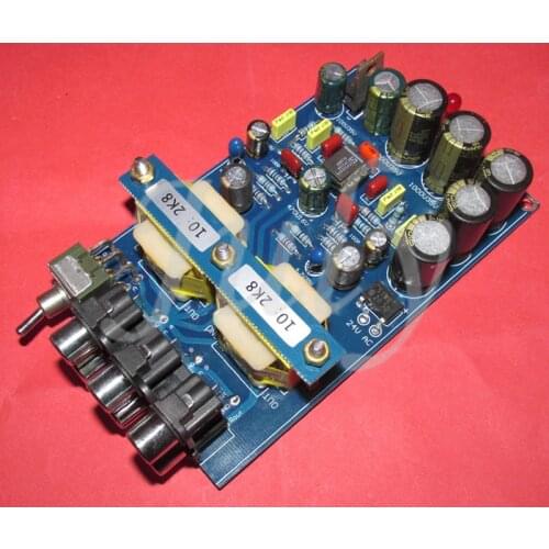 10Ω: 2K8 transformer input phono amplifier, LP phono MC phono amplifier board. 16.7 times boost，sweet and detailed sound quality