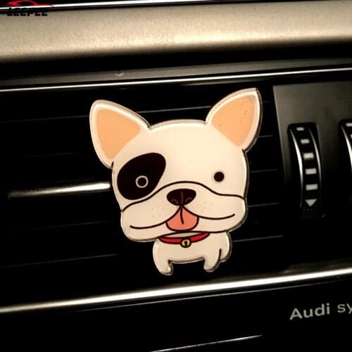 Car Air Vent Perfume Solid Fragrance Car-styling Funny Cute Dogs Shape Air Freshener