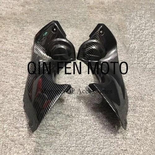 Carbon fiber paint Side Air Duct Cover Fairing Insert Part Fit For Yamaha YZF R6 1998 1999 2000-2002