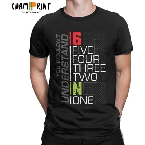 Mens T-Shirt Motorcycle Shift Gear 1N23456 Moto Pure Cotton Tees Short Sleeve Understand Motobike T Shirts Crew Neck Tops