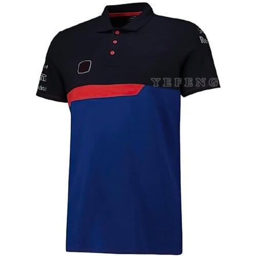 2021 New For Honda Blue T-shirt Brand Printed Mens Clothes Fashion Harajuku Solid Color Casual Mens Pullover POLO Shirt