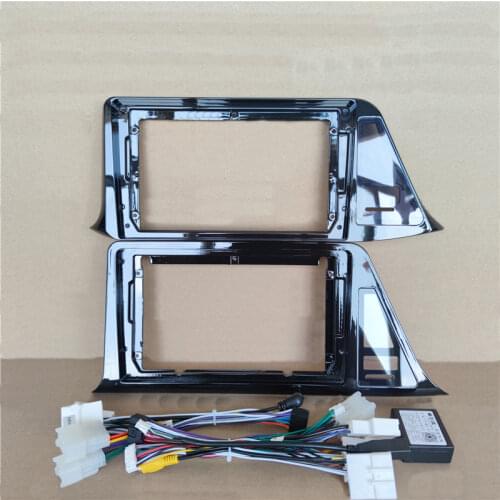 Car Fascia Navigation Fascias Dash Frame Kit For 9" Android Multimedia Player For C-HR 2016 2017 2018 2019