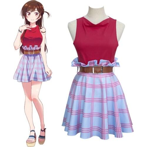 Anime Rent A GirlFriend Mizuhara Chizuru/Sakurasawa Sumi/Nanami Mami Cosplay Dress Rent A GirlFriend Cute Costume girls uniform