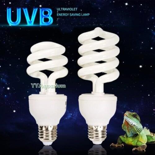 10.0 UVB ULTRAVIOLET HEATING LIGHT BULB FOR REPTILE LIZARD SPIDER SNAKE TORTOISE PLANTS AQUARIUM ENERGY SAVING LAMP 13W E27