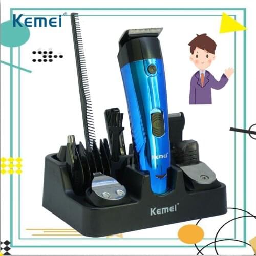 Rechargeable Hair Clipper Titanium Ceramic Blade Adjustable Limit Combs Low Noise Haircut Machine Professional Electric Shave