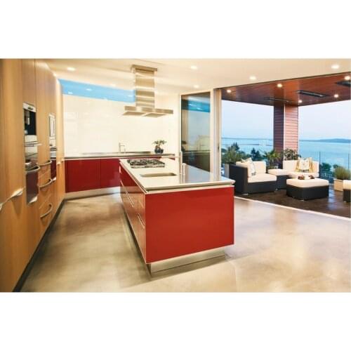 2017 new design kitchen unit factory modern kitchen furnitures manufacturers high gloss lacquer modular kitchen cabinets