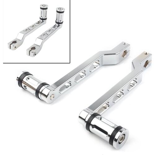 Motorbike CNC m Heel Toe Shift Lever w/ Shifter Pegs Front Rear For Harley Touring Street Glide Road King