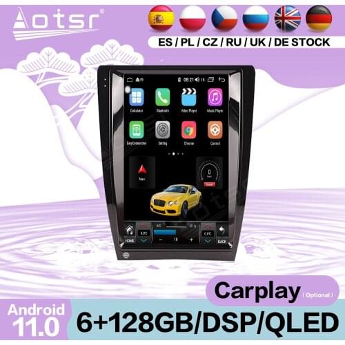 128G Tesla Screen Android Multimedia Radio Receiver For Audi A3 2008 2009 2010 2011 2012 GPS Audio Stereo Video Player Head Unit