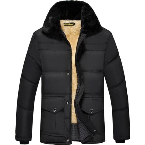 Mens winter jackets and outerwear hooded thick warmth Japanese and Korean coats mens jacket brand windbreaker casual streetwea