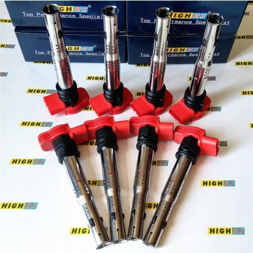 8 Ignition Coil Pack Coils for Audi Volkswagon 3.2L 4.2L A4 A5 RS4 RS5 Q3 Q5 TT L4 V8 Beetle EOS Golf Rabbit 07K905715D GN10322
