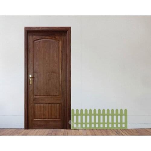 Fence Headboard wall sticker Home Decoration Master Bedroom Decal By the door window kindergarten Murals Sofa background EA998