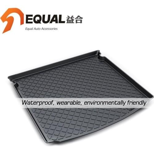 Non-Slip Cargo Liner Trunk Mat for MITSUBISHI MONTERO Allspace 2016-2017 Cargo Mat Trunk Protector Floor Mat-Black