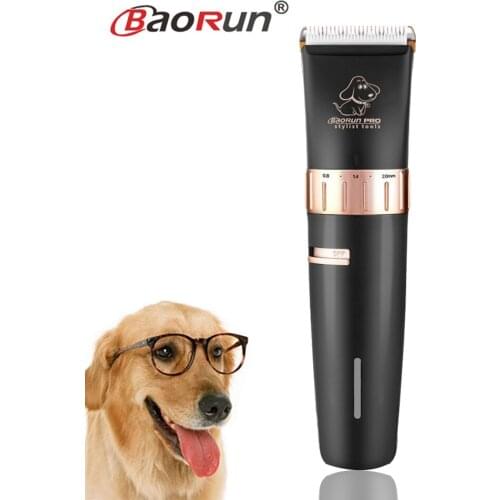 Professional Dog Hair Trimmer Rechargeable Pet Clipper Animals Grooming Clipper 2000mA Battery Cat Dog Hair Trimmer Cutters