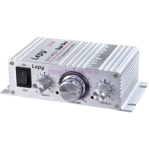 By DHL/Fedex 50pcs LP A6 Lepy Mini 2 Ch Hi-Fi Stereo Audio Car Home Output Power Amplifier for Mobile phone cheapest