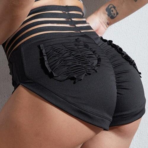 Push Up Women Shorts Black Summer Short Legging Casual Pockets Trousers High Waist Gym Feminino Shorts Leggins Mujer