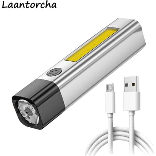 Led flashlight MINI Portable USB High power rechargeable led flashlight Waterproof Ultra Bright Torch Outdoor Camping Flashlight
