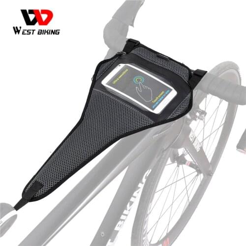 WEST BIKING Bike Frame Sweat Guard Bicycle Trainer Sweatproof Net Indoor Cycling Training Bike Parts Rollers Bicycle Accessories