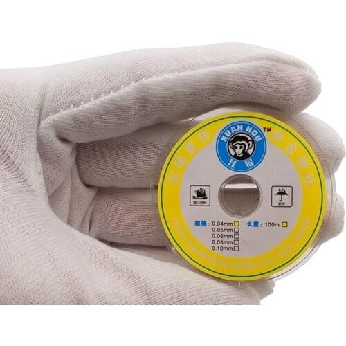 100m 0.1mm 0.05mm 0.06mm 0.08mm Alloy Steel Molybdenum Wire Cutting Wire Line LCD Display Screen Separator Repair phone
