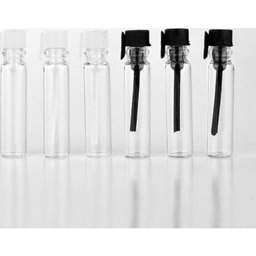 100pcs 2ML Mini Travel Glass Perfume Bottle For Essential Oils Empty Contenitori Cosmetici Vuoti For Sample