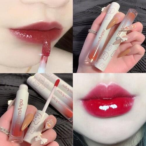 6 Colors Mirror Lip Glaze Waterproof Sweat-proof Smooth Not Fading Long-lasting Makeup Cosmetics Tool Maquillage Femme TSLM1