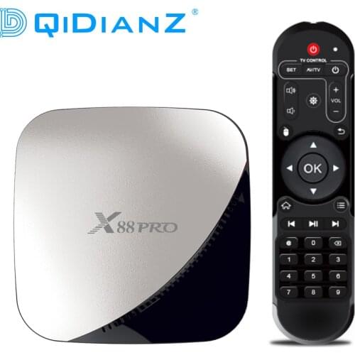 Android 9.0 TV BOX x88 pro 4GB RAM 32GB Rockchip RK3318 Quad core 2.4&5G Dual Wifi H.265 4K Google Player x88pro with IR Remote