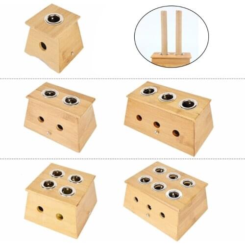 Bamboo Hole Healing Box for Moxa Moxibustion Medicine Therapy