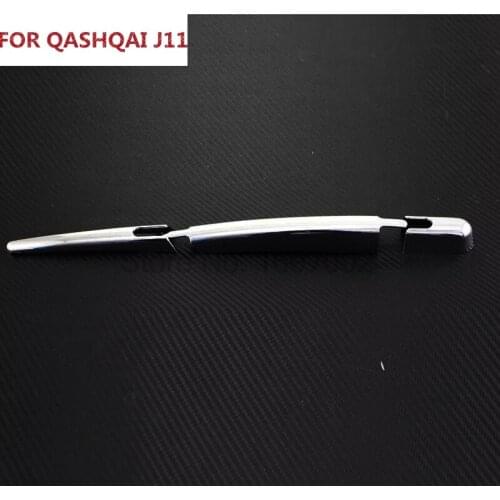 For Nissan Qashqai 2014 2015 2016 2017 2018 3pcs ABS Chrome Rear Tail Window Windsheld Rain Wiper Molding Trim Car Accessories