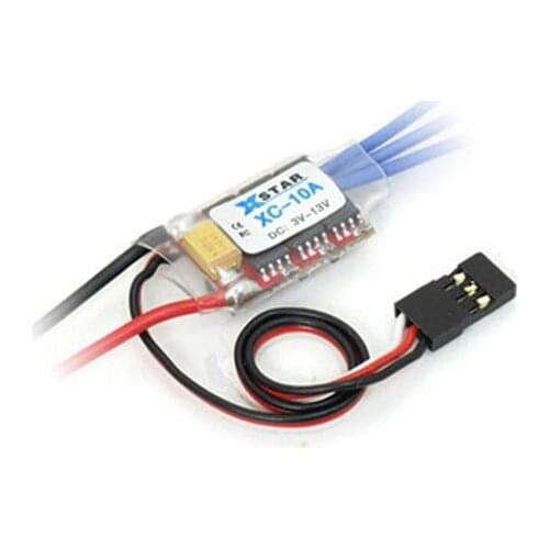 FATJAY XC-10A RC hobby mini-q mini-z car brushless ESC 1-2S 8g electronic speed controller dual-way forward reverse brake modes