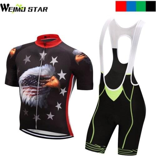Eagle T-Shirt Cycling Jersey WEIMOSTAR Men Short Sleeve cycling clothing Maillot Ciclismo roupa ciclismo cycling set