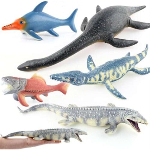 Simulation Dinosaur Animal Model Toy Plesiosaurs Canglong Action Figures Educational Toy for Children Kid Funny Toy Figures Gift