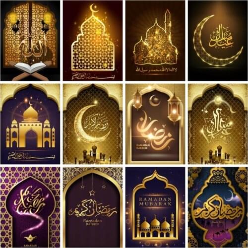 EverShine Full Square/Round Drill Diamond Painting Islamic Religion Diamond Embroidery Mosaic Pictures Home Art Decorations