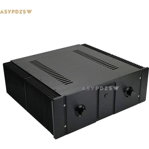 WA20 Full aluminum enclosure Power amplifier chassis Class A amplifier case/box 410*440*150mm
