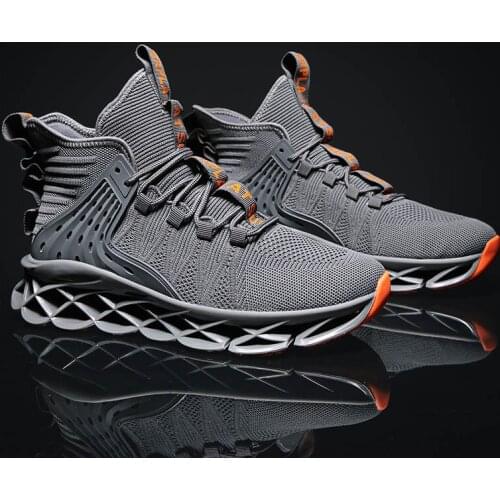 New Blade Shoes Fashion Breathable Sneakers Running Shoes High-top Comfortable Sports Shoe Jogging Casual Footwear Big Size 46
